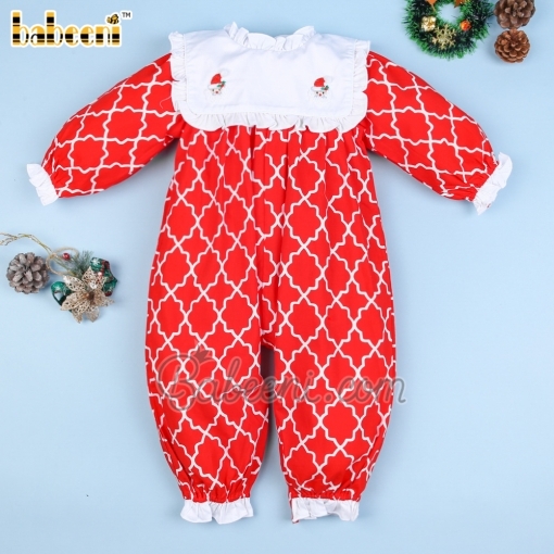 Christmas Santa Claus hand embroidery long bubble - BB1450I