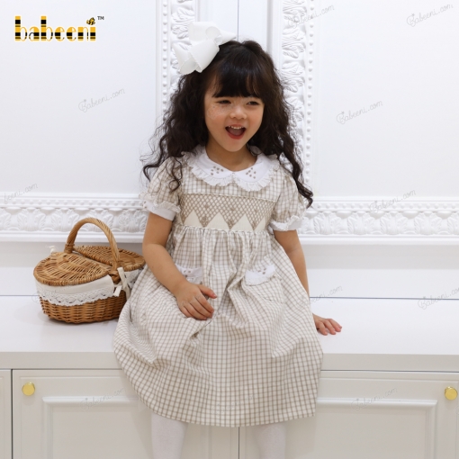 Geometric Caroline Pattern Dress For Girl - BB3401