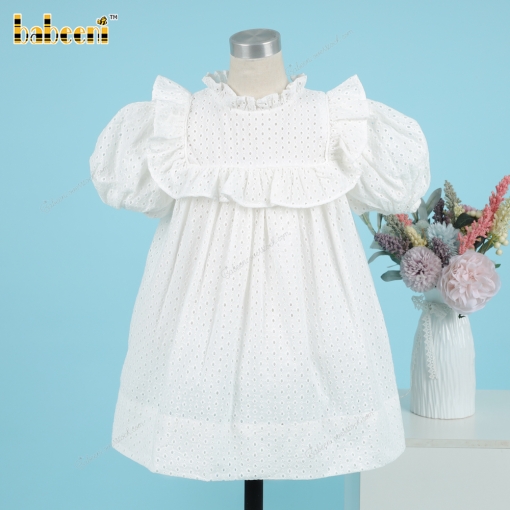 Girl White Lace Dress - BB3375A