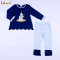 jesus-applique-navy-outfits-for-girl---bb3127